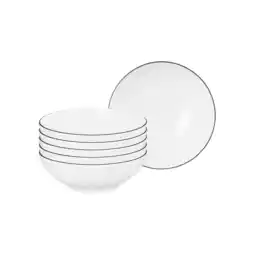 Netto Marken-Discount Seltmann Weiden Dessertschalen Lido Black Line ø 15 cm 6er Set Angebot