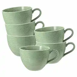 Netto Marken-Discount Seltmann Weiden Milchkaffeetassen Beat Color Glaze 0,35 l 6er Set Angebot