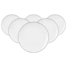 Netto Marken-Discount Seltmann Weiden Brotteller rund Lido Black Line ø 17 cm 6er Set Angebot