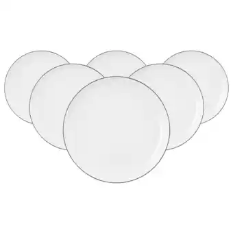 Netto Marken-Discount Seltmann Weiden Brotteller rund Lido Black Line ø 17 cm 6er Set Angebot