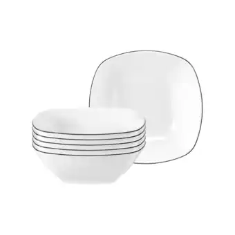 Netto Marken-Discount Seltmann Weiden Dessertschalen Lido Black Line 15 x 15 cm 6er Set Angebot
