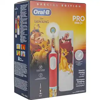 Netto Marken-Discount Oral-B Elektrische Zahnbürste Vitality Pro 103 Kids König der Löwen Angebot