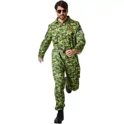 Netto Marken-Discount tectake Herrenkostüm Air Force Pilot Camouflage Angebot