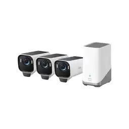 Netto Marken-Discount Eufy eufycam S3 Pro 3+1 Homebase 3er Set weiß Überwachungskamera Angebot