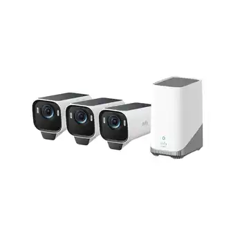 Netto Marken-Discount Eufy eufycam S3 Pro 3+1 Homebase 3er Set weiß Überwachungskamera Angebot