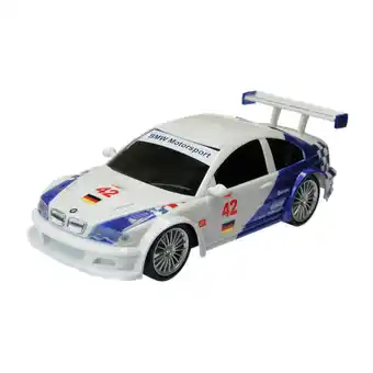 Netto Marken-Discount Cartronic Fahrzeuge Rennbahn M1:24 124 BMW M3 Farbe Weiß-Blau Angebot