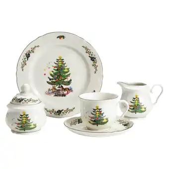 Netto Marken-Discount Seltmann Weiden Kaffeeservice Marieluise Weihnachten 20er Set Angebot