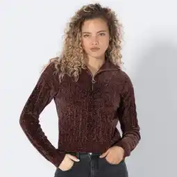 NKD Damen-Chenille-Troyer mit Reißverschluss Angebot
