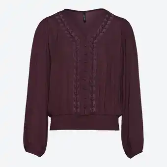 NKD Damen-Bluse mit V-Ausschnitt Angebot