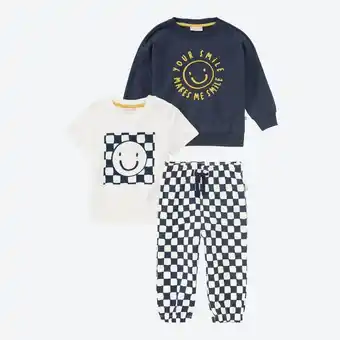 NKD Baby-Jungen-Set mit Smiley-Aufdruck, 3-teilig Angebot