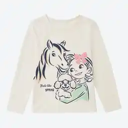 NKD Kinder-Mädchen-Langarmshirt mit Frontaufdruck Angebot