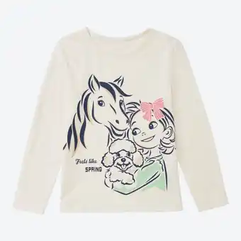 NKD Kinder-Mädchen-Langarmshirt mit Frontaufdruck Angebot