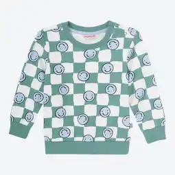 NKD Baby-Jungen-Sweatshirt mit Karo-Smiley-Muster Angebot
