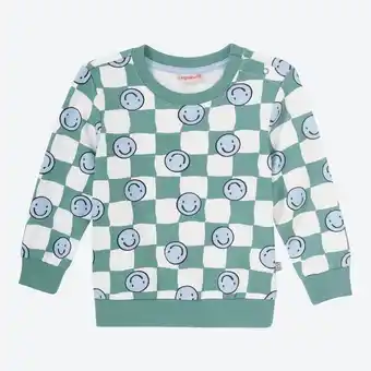 NKD Baby-Jungen-Sweatshirt mit Karo-Smiley-Muster Angebot