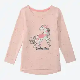 NKD Kinder-Mädchen-Shirt mit Pferde-Aufdruck Angebot