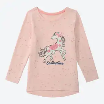 NKD Kinder-Mädchen-Shirt mit Pferde-Aufdruck Angebot