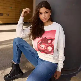 NKD Damen-Sweatshirt mit Frontaufdruck Angebot