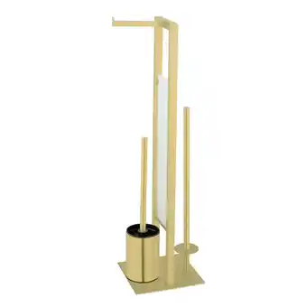 toom Baumarkt Wenko Stand WC-Garnitur 'Rivalta' 3-in-1 goldfarben Angebot