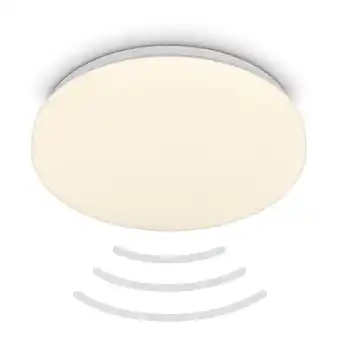 toom Baumarkt Deckenleuchte 'Walk' weiß Ø 27 x 6,5 cm Angebot