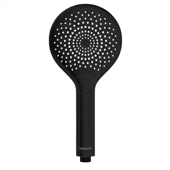 toom Baumarkt Wenko Handbrause 'Watersaving' schwarz matt Ø 12 cm 3 Strahlarten Angebot