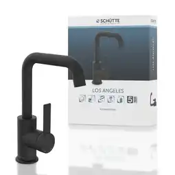 toom Baumarkt Schütte Waschtischarmatur 'LOS ANGELES' schwarz matt Angebot