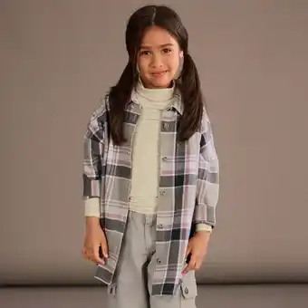 NKD Kinder-Mädchen-Oversized-Bluse im Karo-Design Angebot