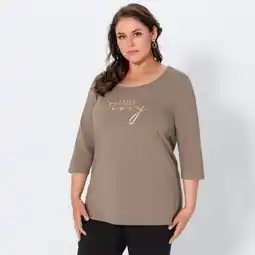 NKD Damen-Langarmshirt mit 3/4 Arm, große Größen Angebot