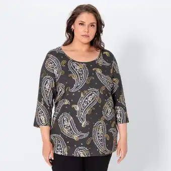 NKD Damen-Langarmshirt mit 3/4 Arm, große Größen Angebot