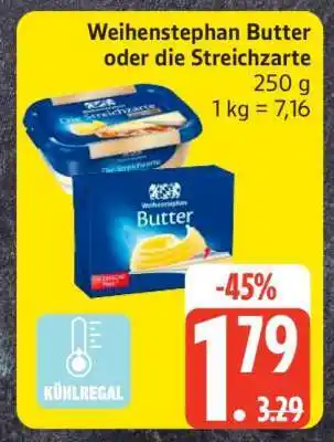 Edeka WEIHENSTEPHAN Butter oder Die Streichzarte Angebot