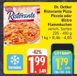 Edeka Dr. Oetker Ristorante Pizza, Piccola oder Bistro Flammkuchen Angebot