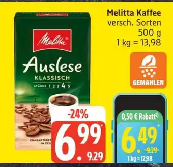 Edeka Melitta Kaffee Angebot