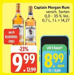Edeka Captain Morgan Rum Angebot