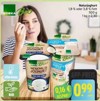 Edeka EDEKA Bio Naturjoghurt Angebot
