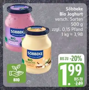 Edeka Söbbeke Bio Joghurt Angebot