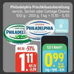 Edeka PHILADELPHIA Frischkäsezubereitung Angebot