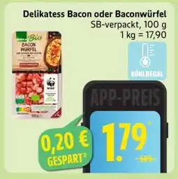 Edeka Delikatess Bacon oder Baconwürfel Angebot