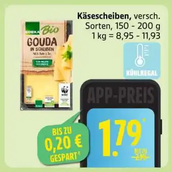 Edeka Käsescheiben, versch. Sorten Angebot