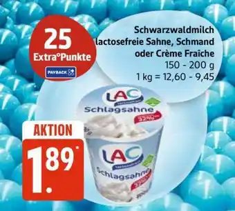 Edeka Schwarzwaldmilch lactosefreie Sahne, Schmand oder Crème Fraîche Angebot