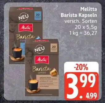 Edeka Melitta Barista Kapseln Angebot