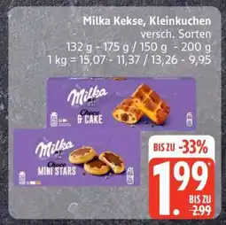 Edeka Milka Kekse, Kleinkuchen Angebot
