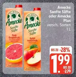 Edeka Amecke Sanfte Säfte oder Amecke Plus Angebot