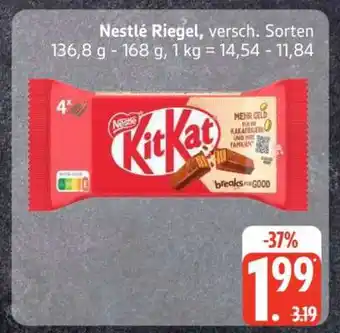 Edeka Nestlé Riegel, versch. Sorten Angebot