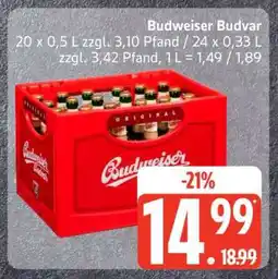 Edeka Budweiser Budvar Angebot