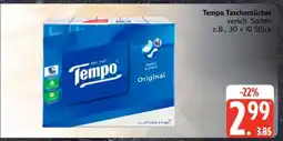 Edeka Tempo Taschentücher Angebot