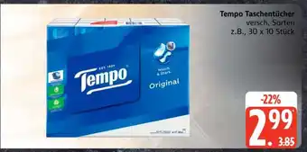 Edeka Tempo Taschentücher Angebot