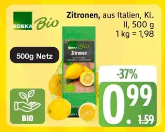 Edeka EDEKA Bio Zitronen Angebot