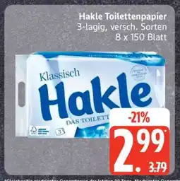 Edeka Hakle Toilettenpapier Angebot