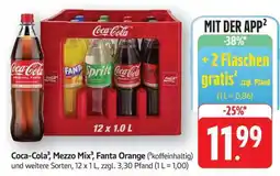 Edeka Coca-Cola, Mezzo Mix, Fanta Orange Angebot