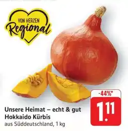 Edeka Unsere Heimat – echt & gut Hokkaido Kürbis Angebot