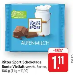 Edeka Ritter Sport Schokolade Bunte Vielfalt Angebot